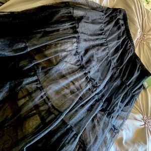 NWT Black Tule Skirt Perfect for DIY Halloween 🎃
